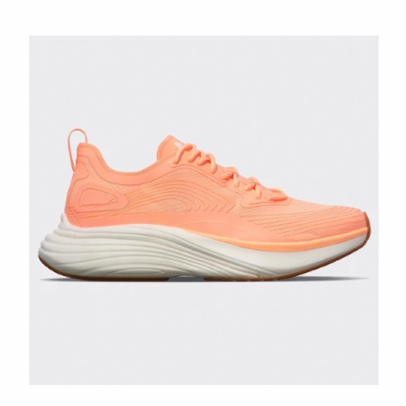 APL Shoes - APL women’s techloom zipline sneakers in neon peach